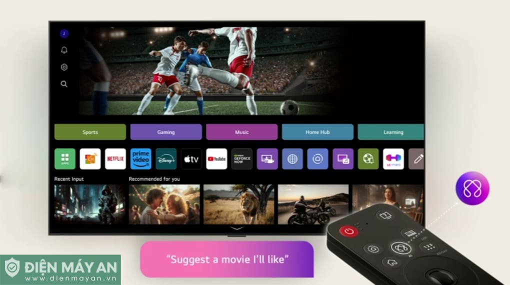 Smart Tivi NanoCell LG AI 4K 50 inch 50NANO80ASA